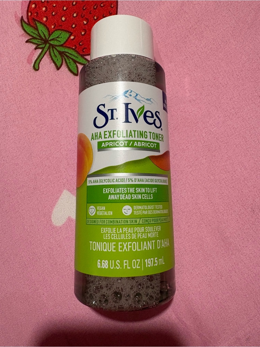 Apricot AHA Exfoliating Toner — Green